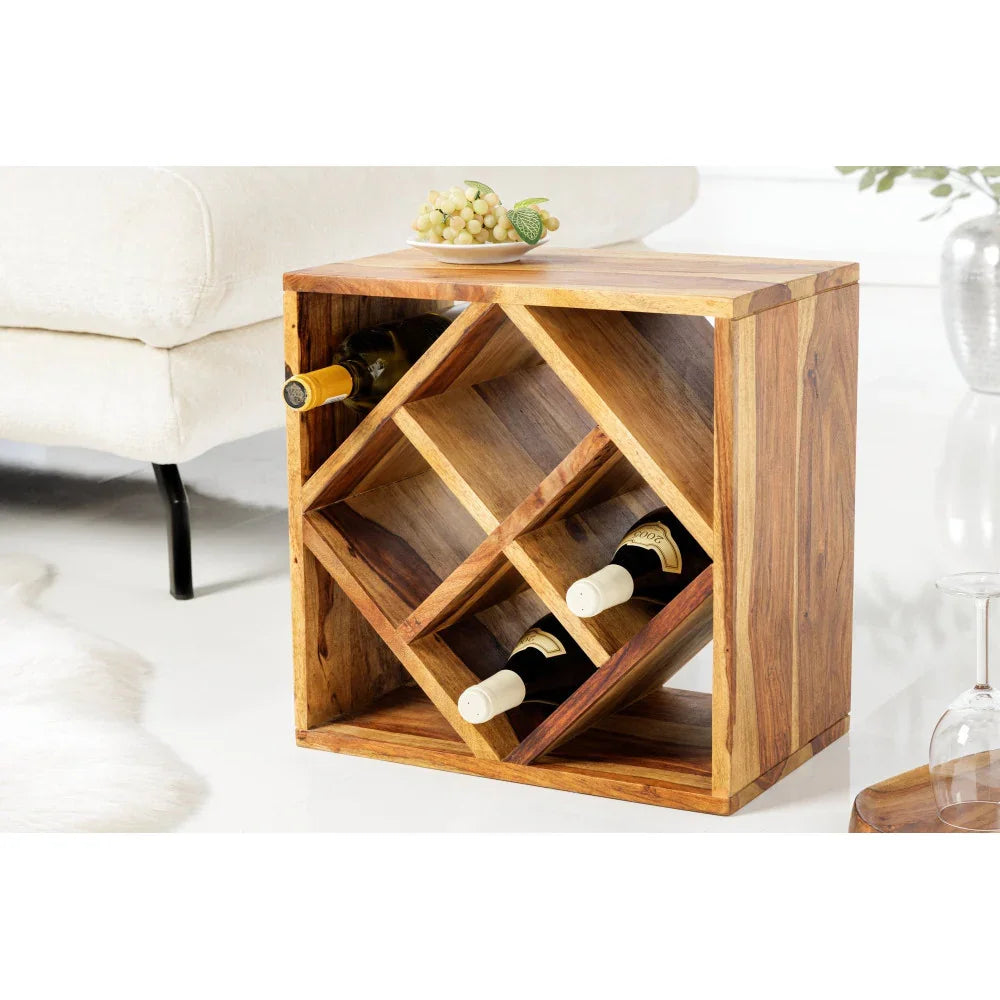 Cubic Wine Rack | Sheesham Wood