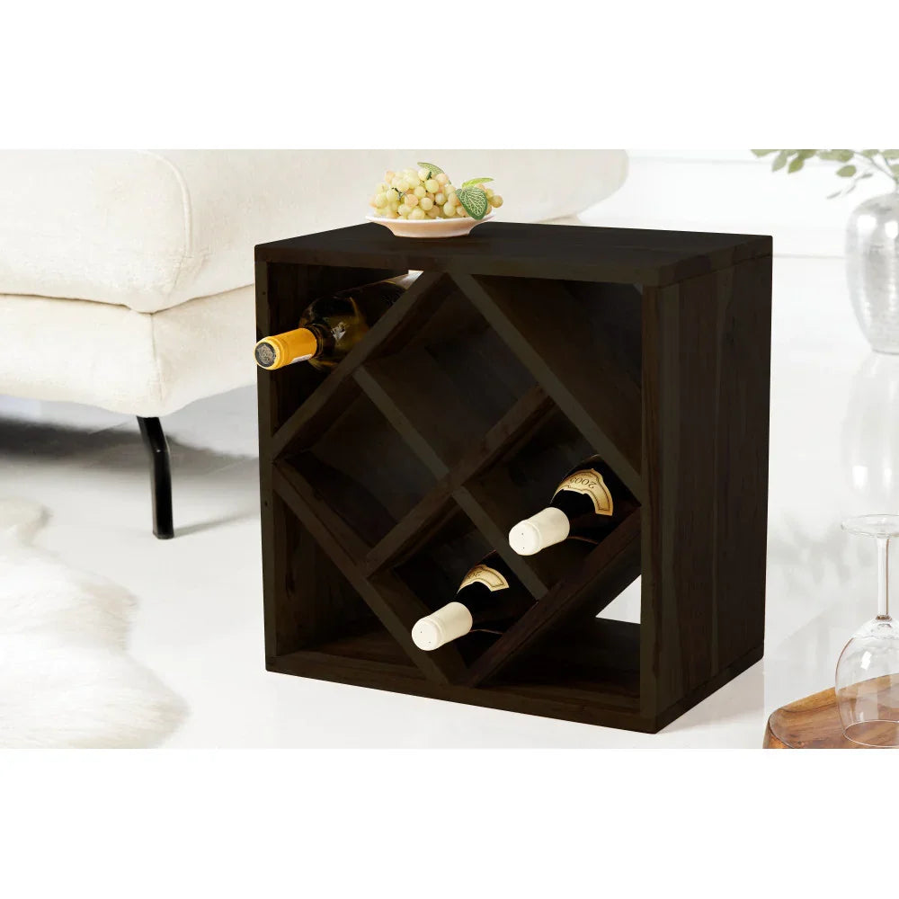 Cubic Wine Rack | Sheesham Wood
