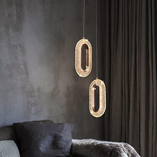 Nordic Luxury LED Hanging Light | Metal and Acrylic