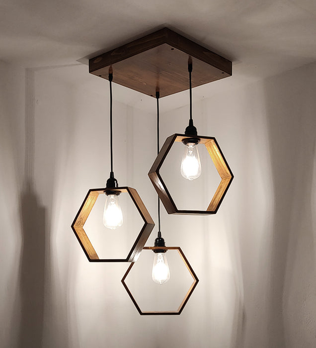 Brown Cluster Hanging Light | Pendant Lamps for Home Decor