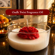 Crimson Rose Diwali Candle Gift Hamper