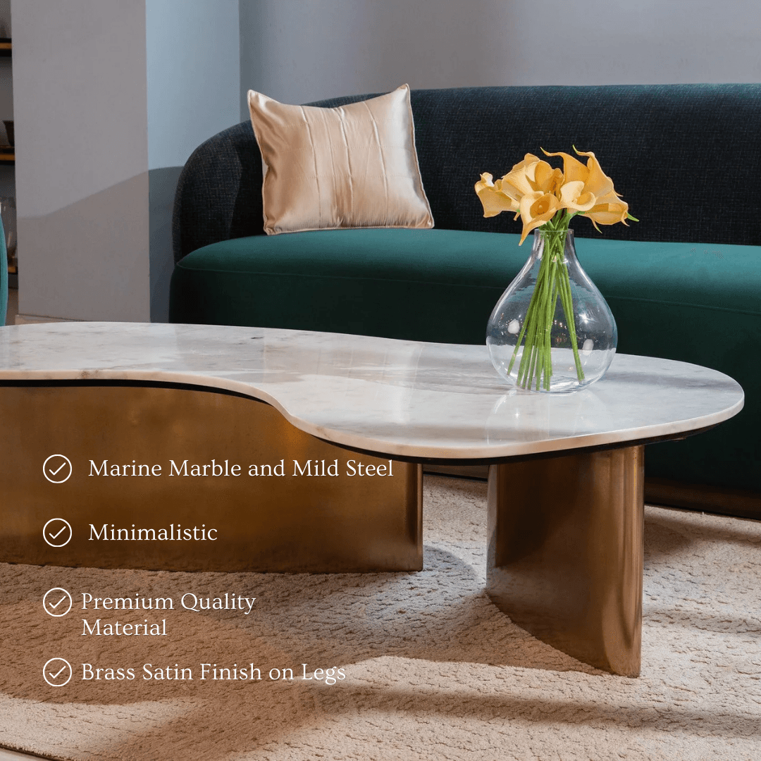 Berg Eclipse Coffee Table | Designer Center Table for Living Room, Hall, Bedroom, Office Furniture