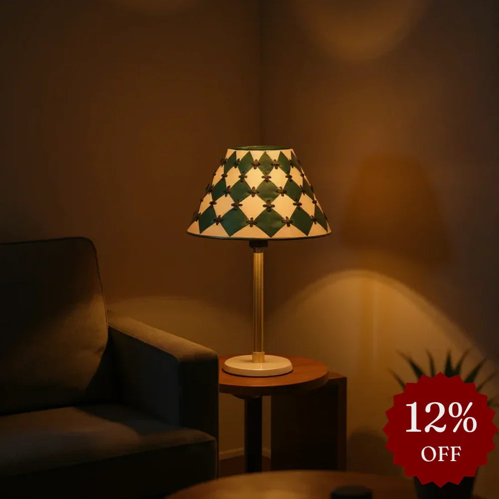 Enlighten Table Lamp | Green, White
