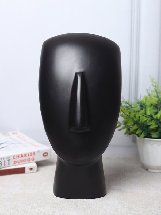 Mr. Nonchalant abstract face sculpture | Premium Showpiece for Home Decor