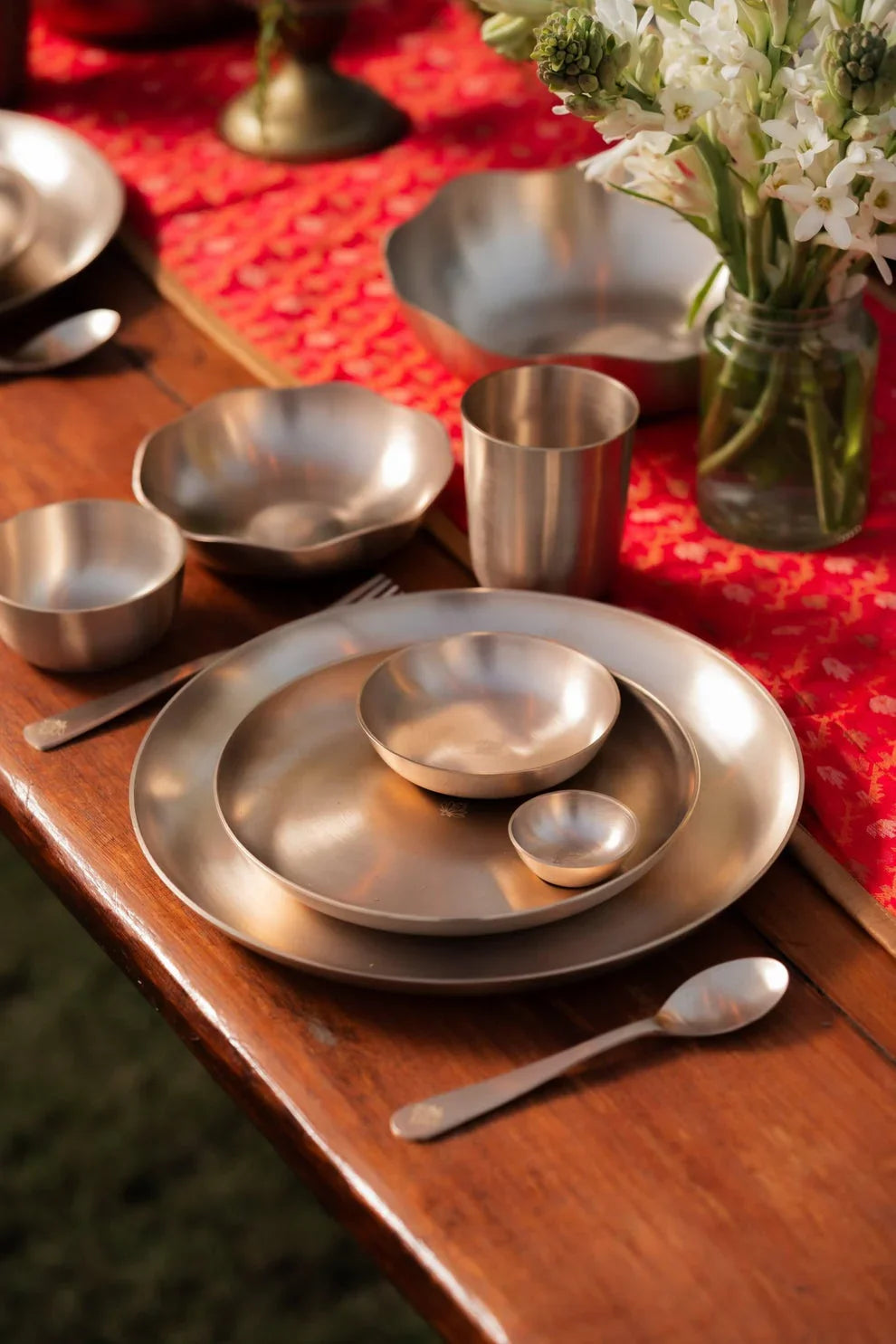 Kansa Quarter Plate - 7.5 Inches