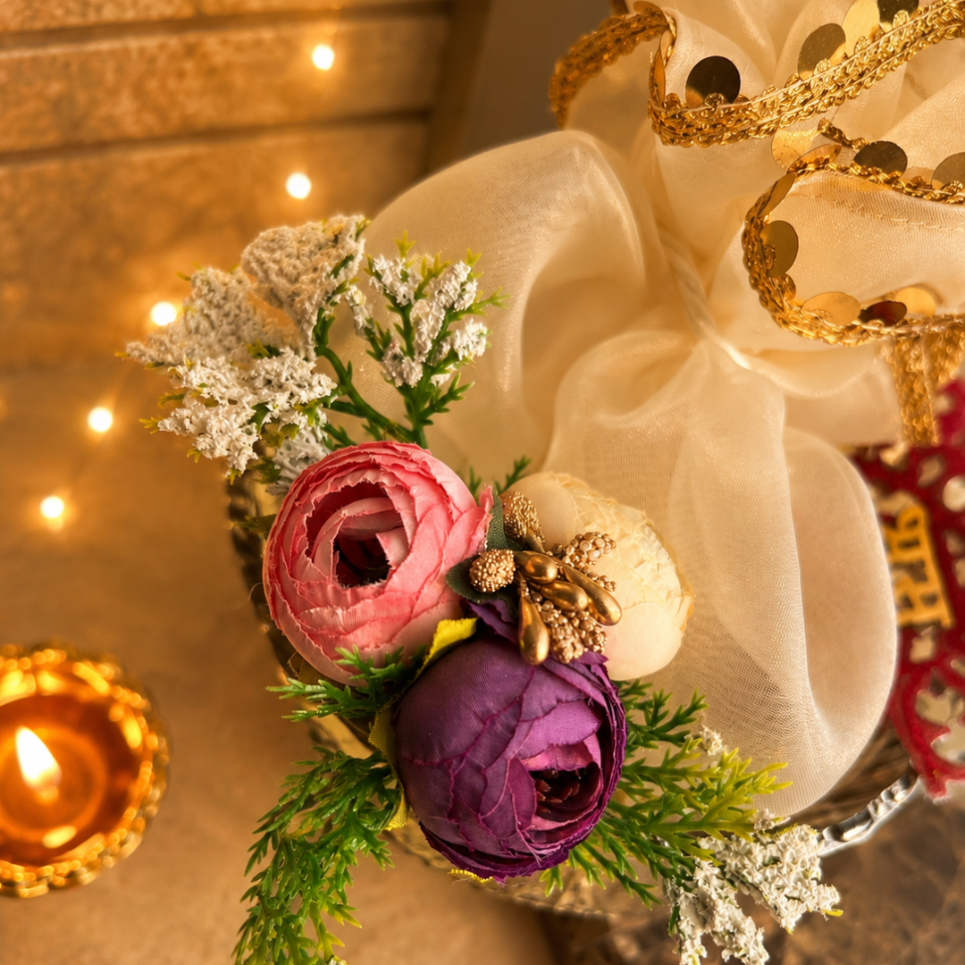 Silver Shagun Urli Diwali Gift Hamper