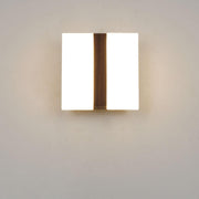 Modern Square 4 Inch Bar 12W Warm White LED Wall Light