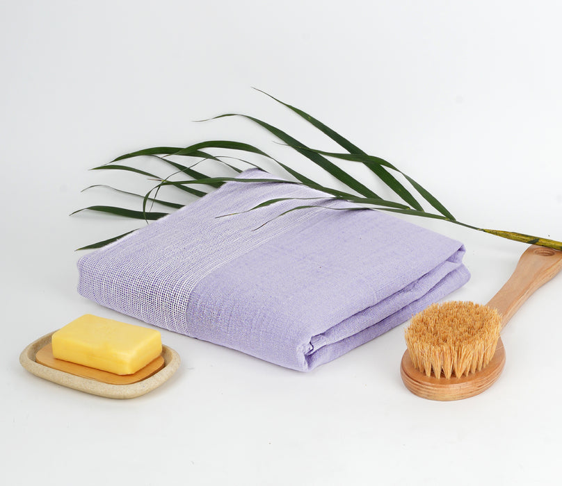 Bamboo Ultra-Light Slub Bath Towel Pack of 1