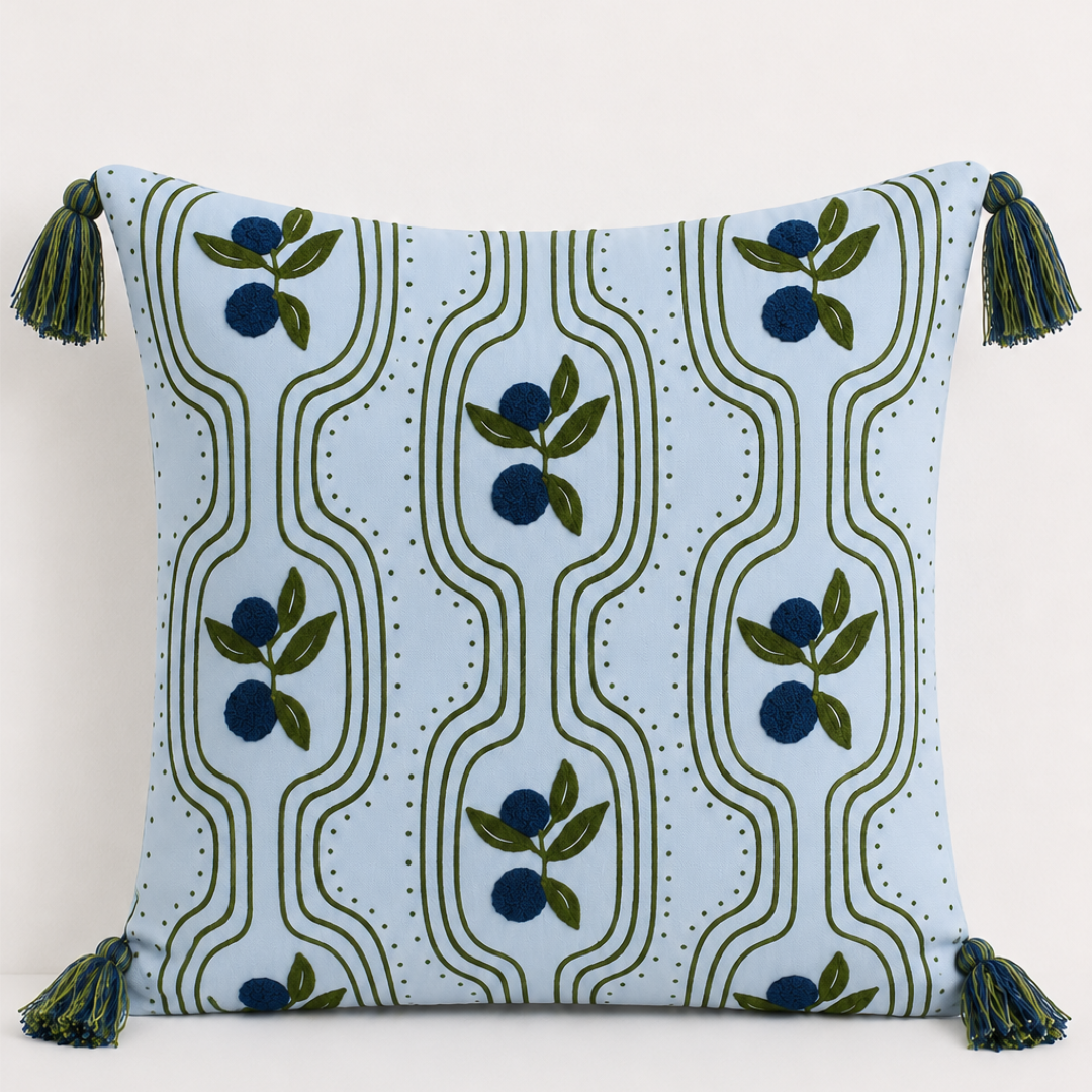 Olive Frost Cushion Cover