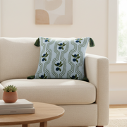 Olive Frost Cushion Cover
