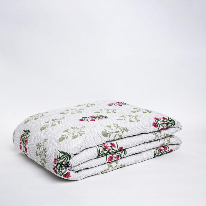 Fiore Petal Tapestry Quilt & Cushion