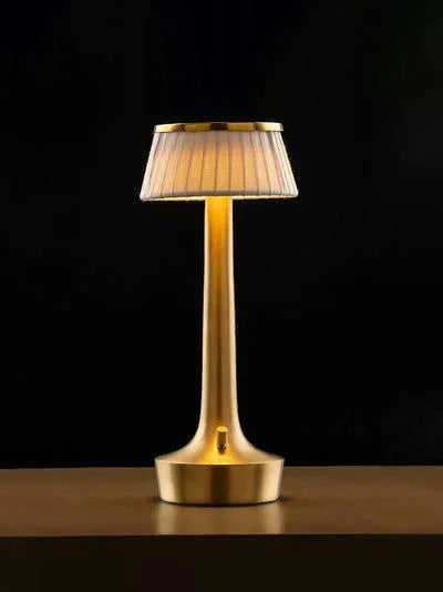 Paralume Cordless Rechargeable LED Table Lamp for Living Room | Retro Modern Design Lamp