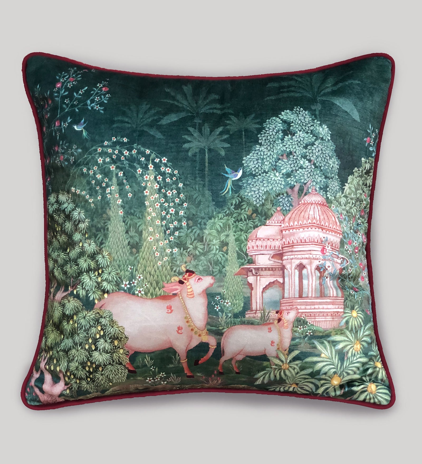 Preetier Pichwai Cushion Cover – 16 x 16