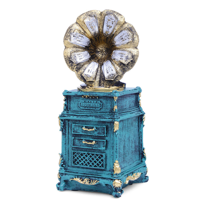 Tall Antique Gramophone Accent