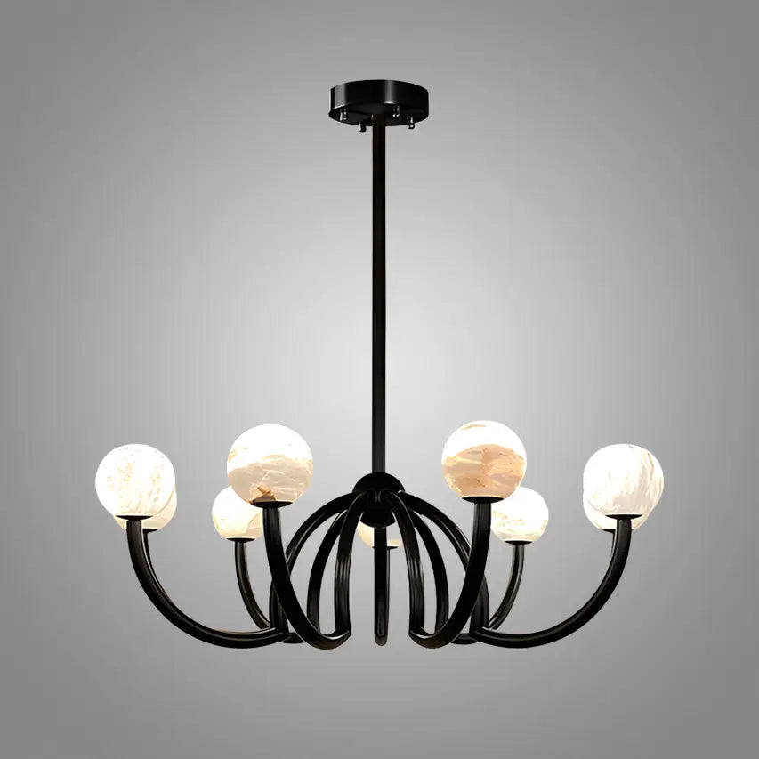 Noir Alabaster chandelier