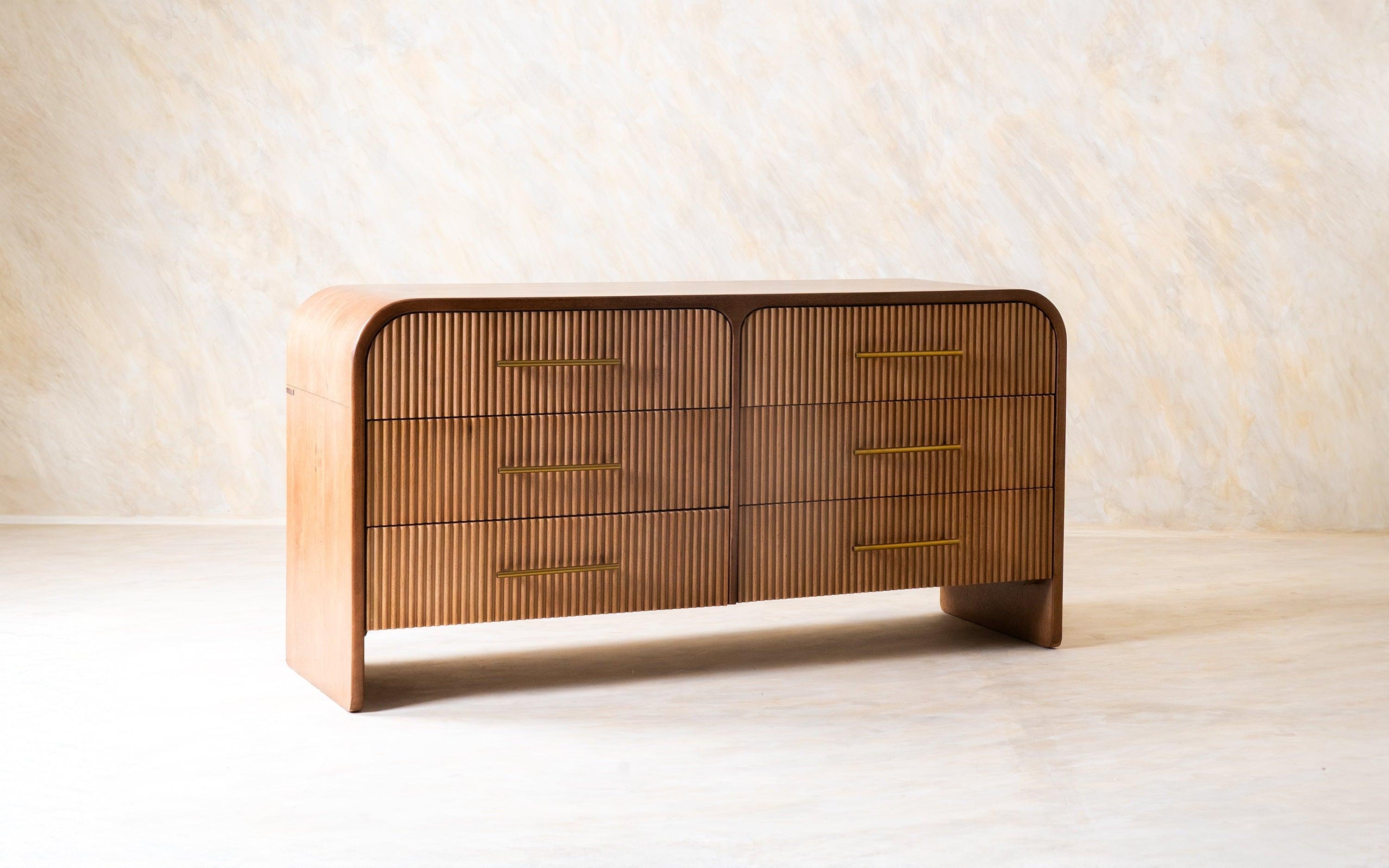 Linn Chest of Drawers | Mango Wood and Mango Veneer