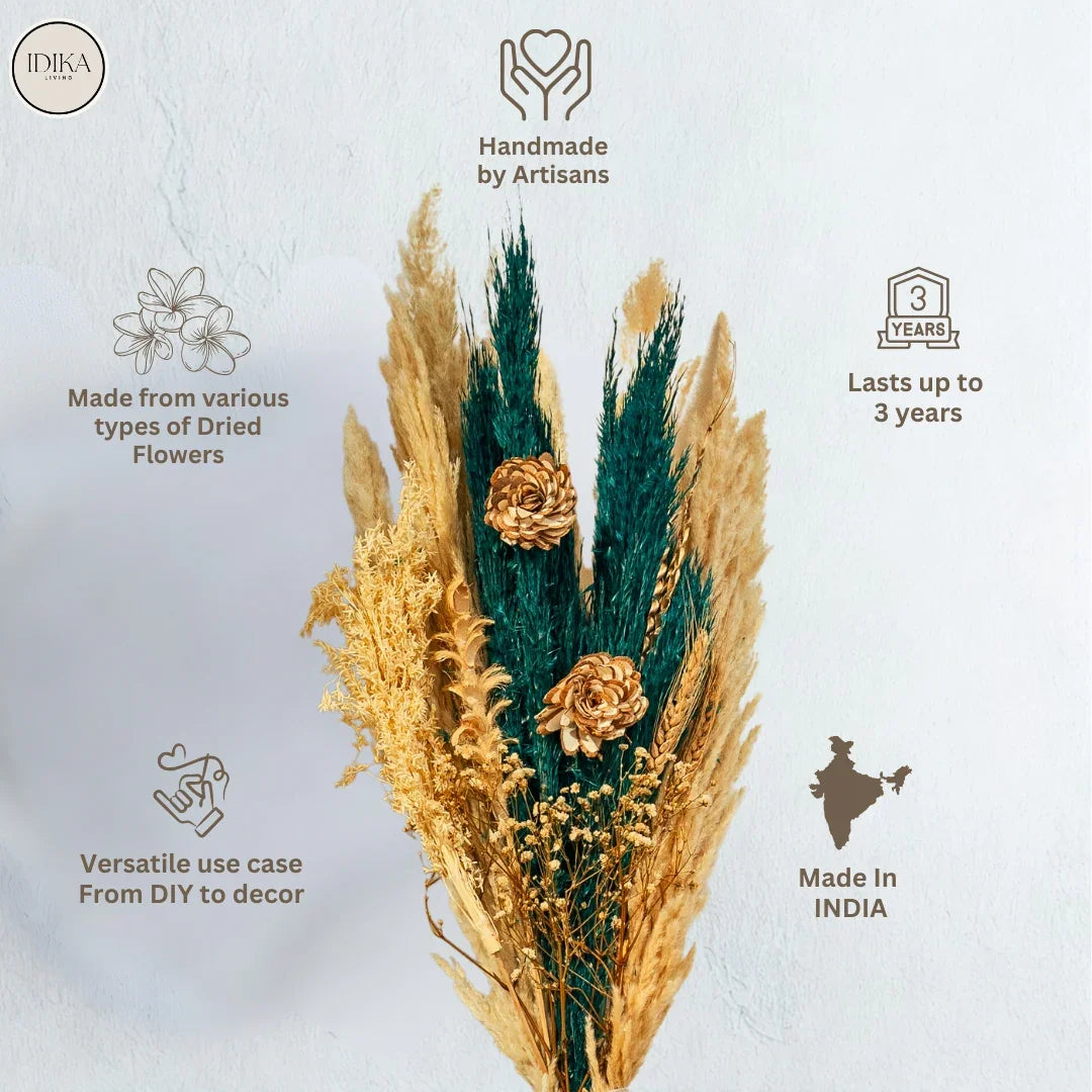 Earthy and Evergreen Bouquet