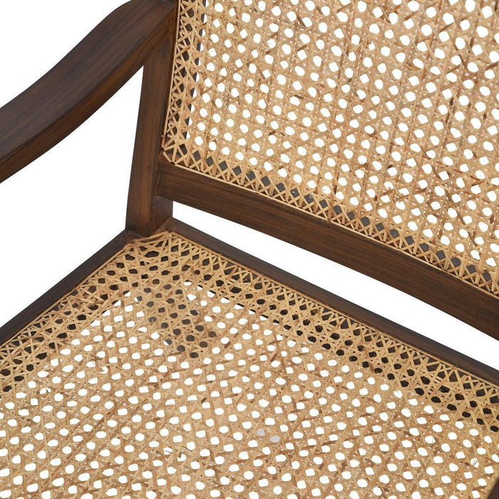 Aaraam Cane Armchair | Unique Design & Wooden ArmChair for Living Room