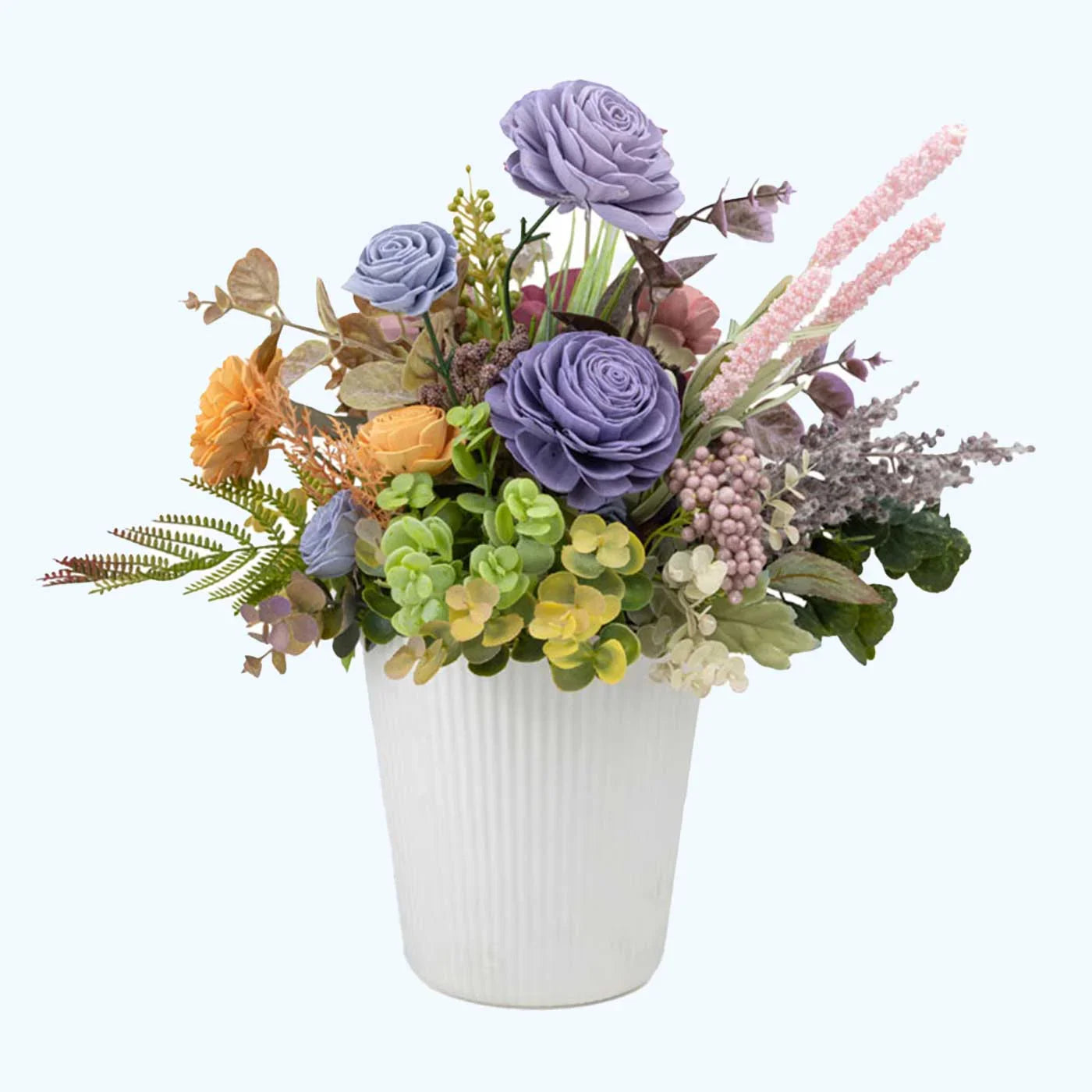 Flower Pot And Solawood Arrangement