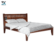 Ajanta Solid Sheesham Wood Queen Size Bed | Wooden Bed