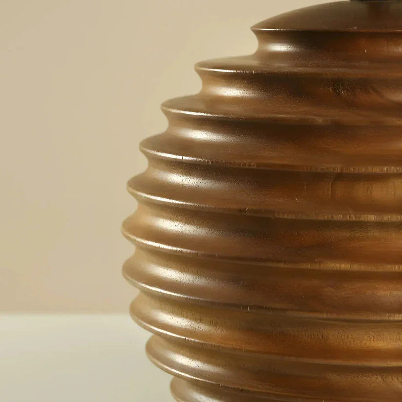 Eryon Handcrafted Wooden Table Lamp