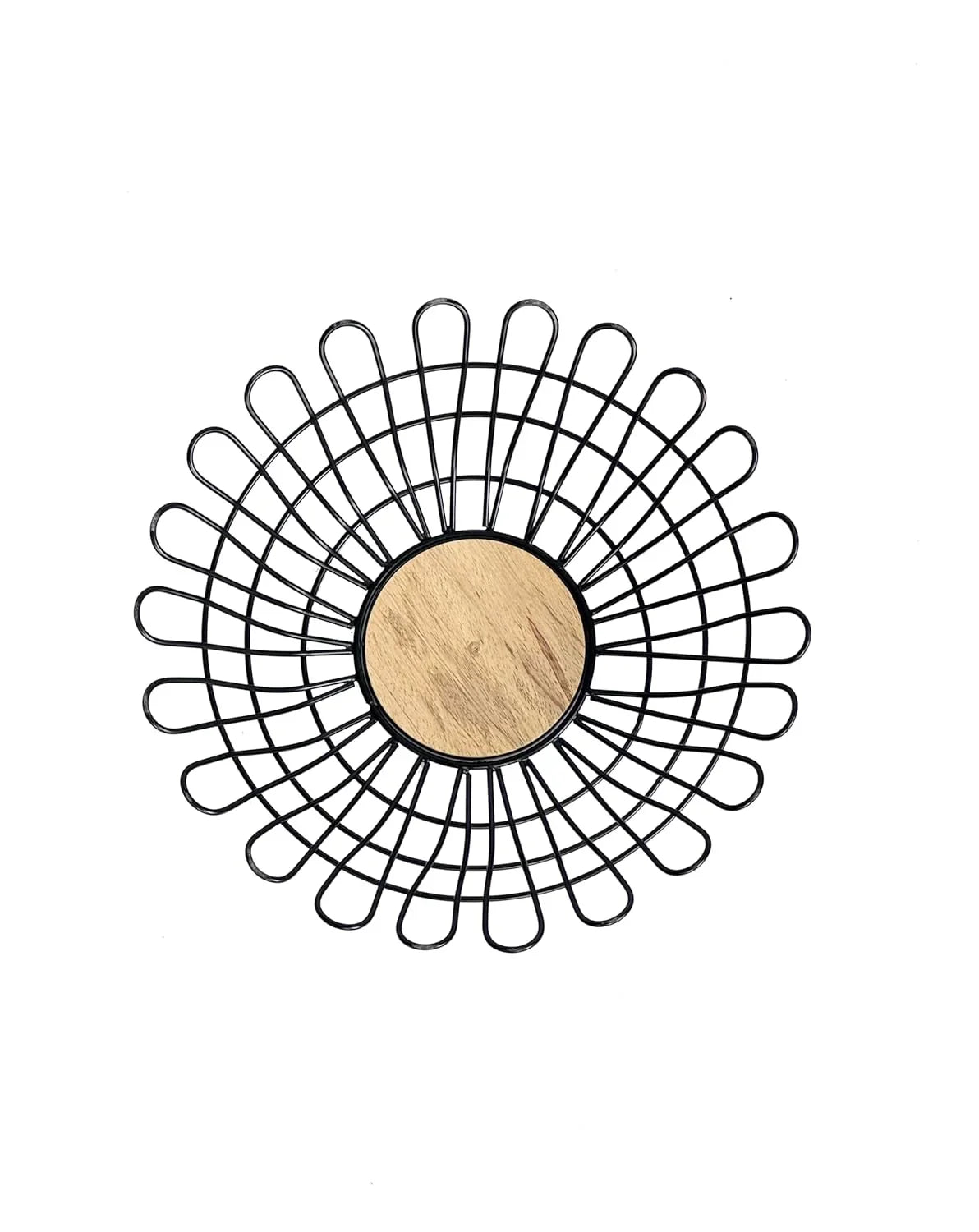 Wood & Wire Fruit Basket