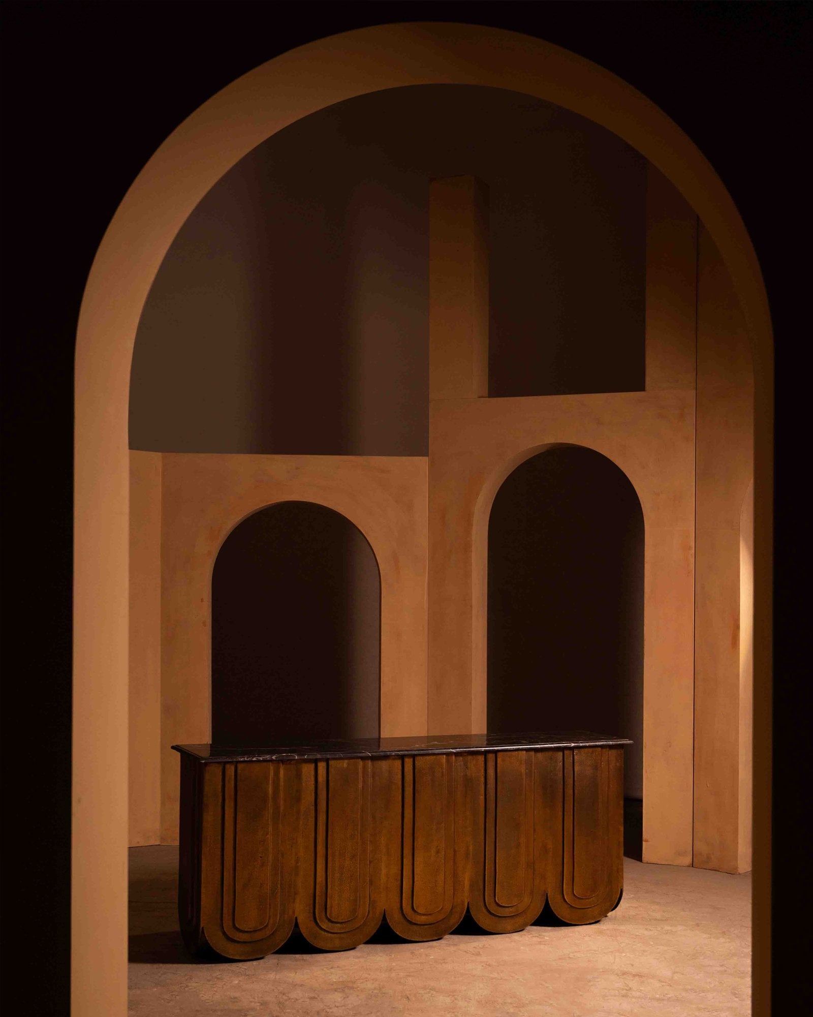 The veil console table