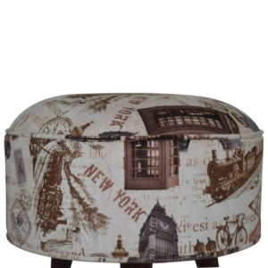 IN1271 – City Print Footstool