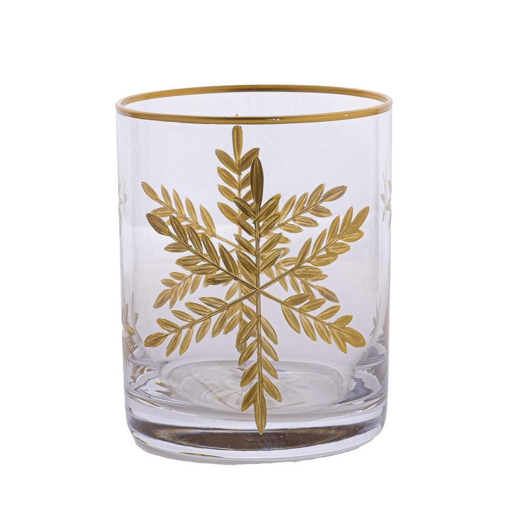 Paris Set of 4 Scotch Glasses | Luxury Whiskey Glasses with Gold Rim