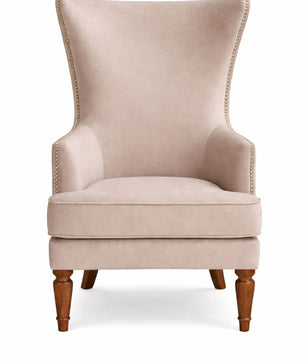 Elysian Velvet Wingback Accent Chair