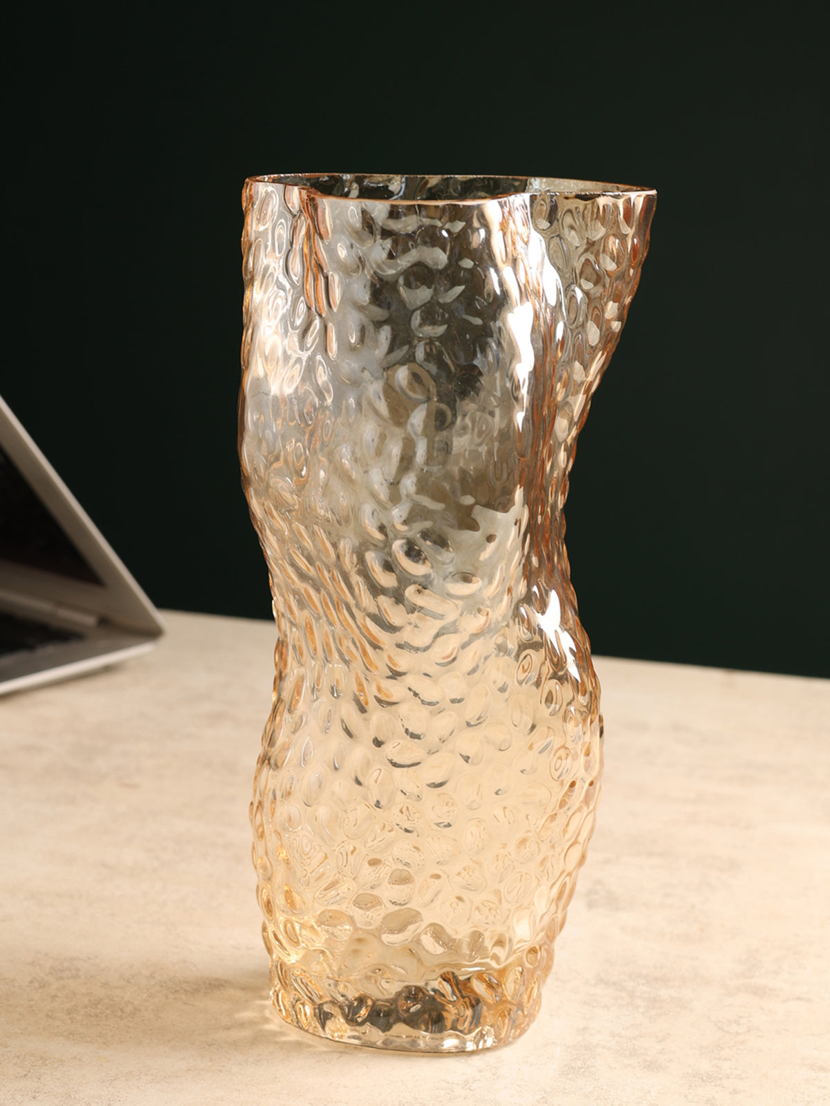 Dimple Glass Vase