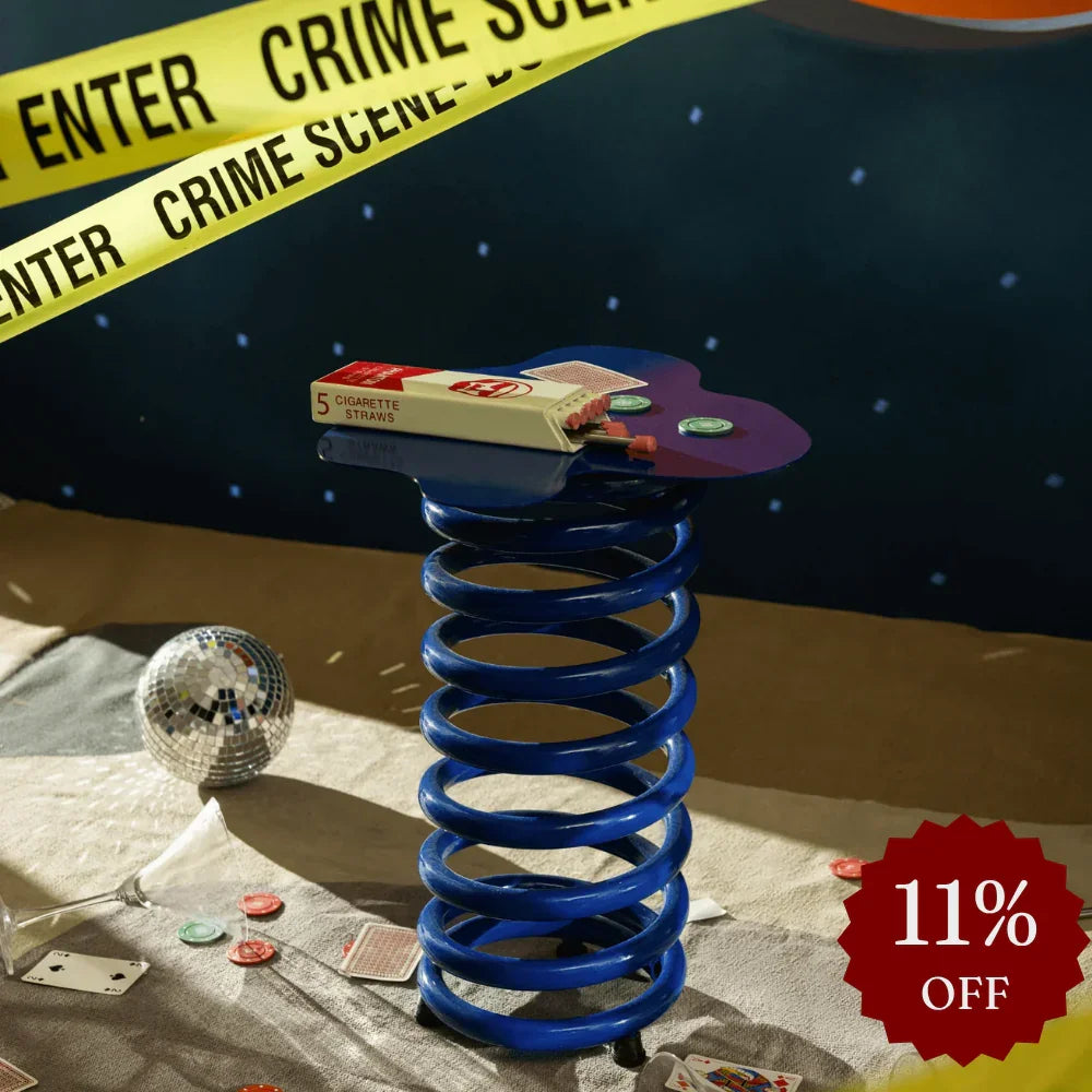 Unique Spring Table | Sofa Side Table for Living Room | Decorative Corner Table | Small Table