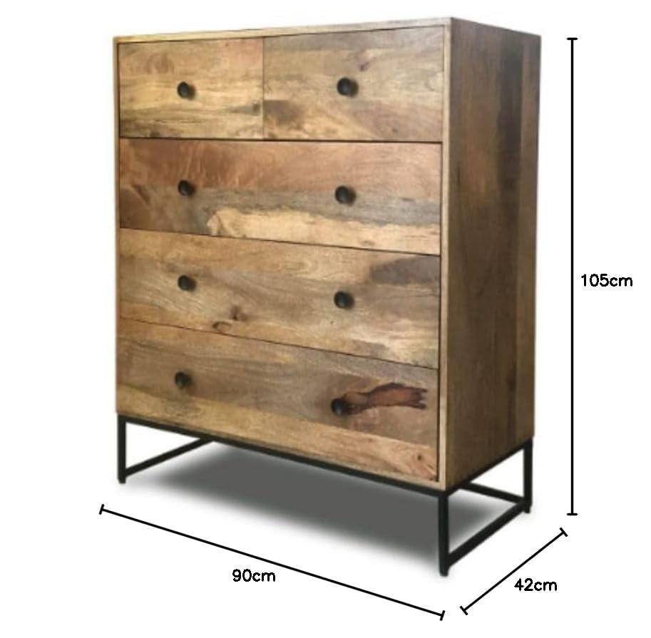 Clemens Wooden Chest of Drawer | Elegant Storage Organizer