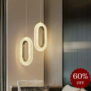 Nordic Luxury LED Hanging Light | Metal and Acrylic
