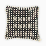 Angela Woven Cushion Cover With Pompom