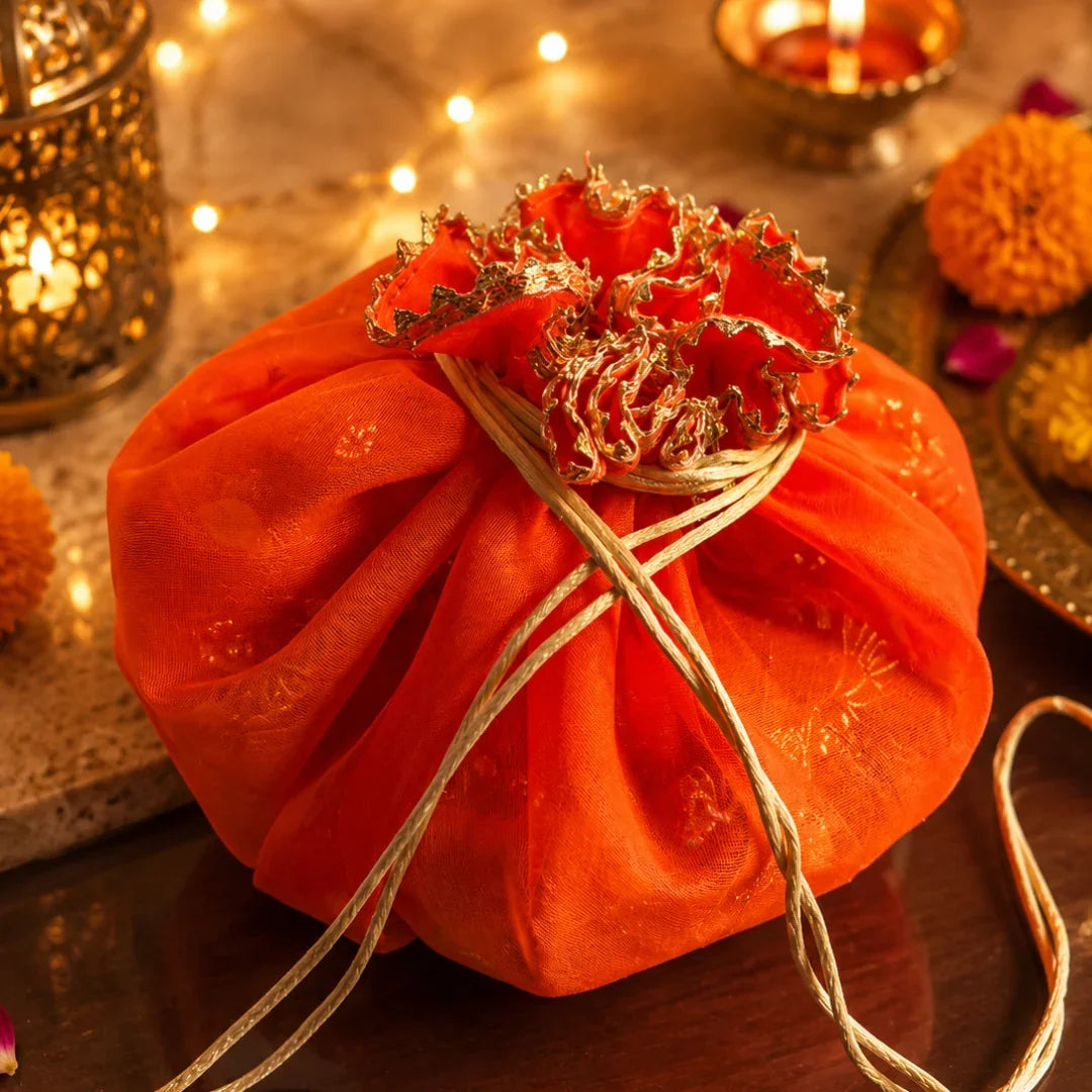 Rang Utsav Grand Orange Diwali Gift Basket