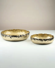 Iris Bowl | Brass Finish in Gold Color