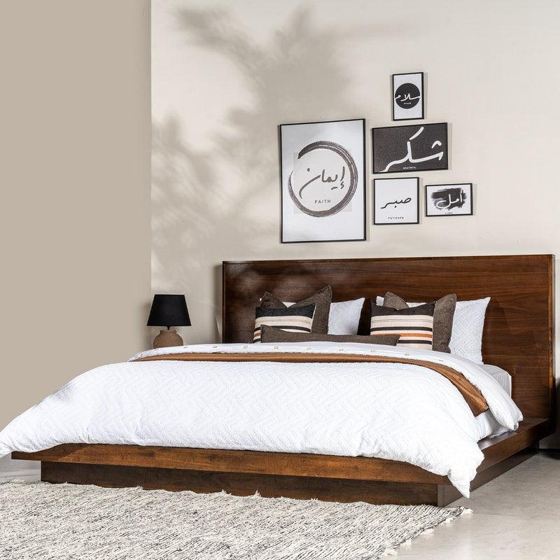 Amelia Solid Wood Low Height Bed