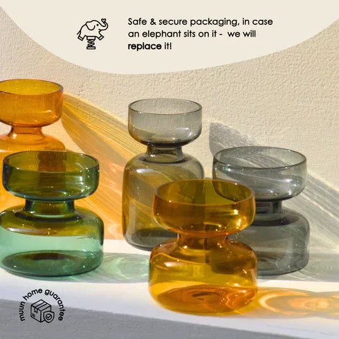 Mini Vase Gift Set with Mini dried flower