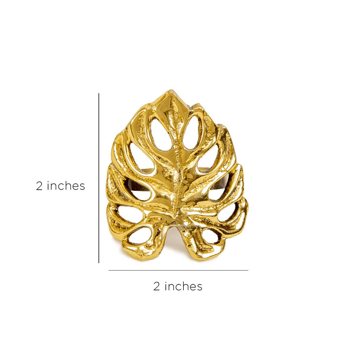 Filis Napkin Ring | Brass