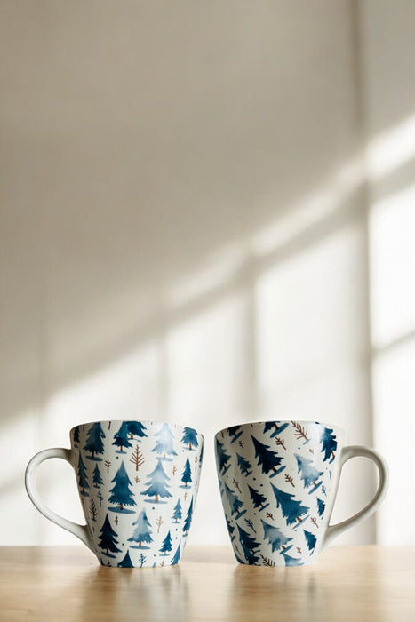 Frosted Pines Coffee Mug (Set of 2)