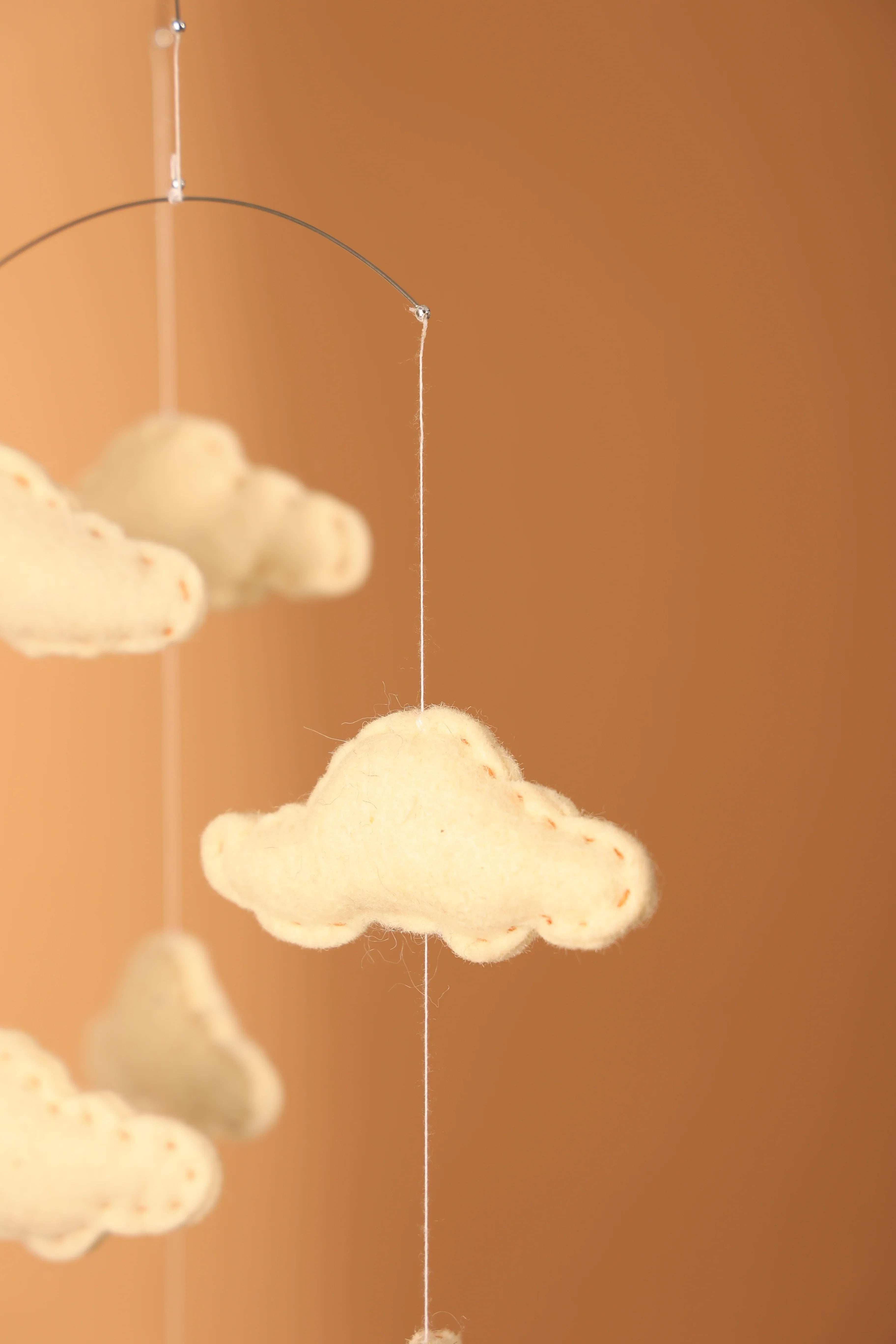 Felt Ornaments - Hanging Mobile (Cloud)