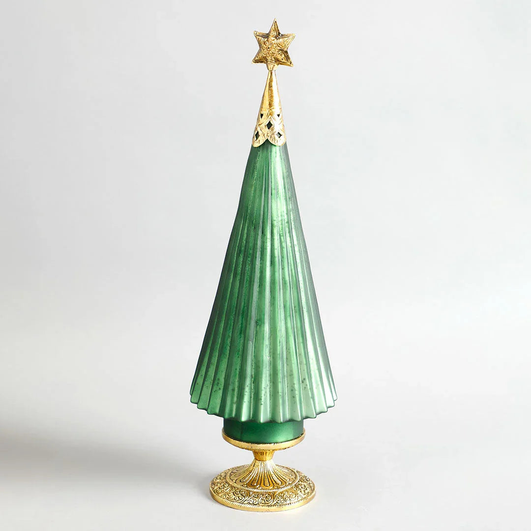 Star Christmas Glass Decorative Tree