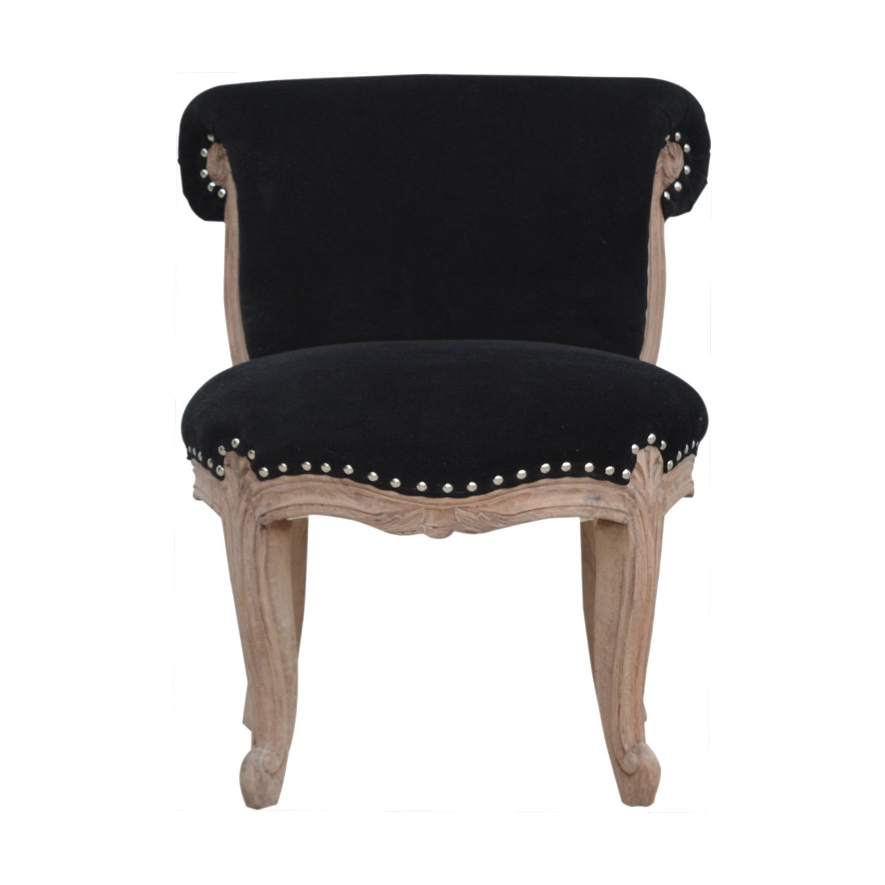 Velvet Studded Chair