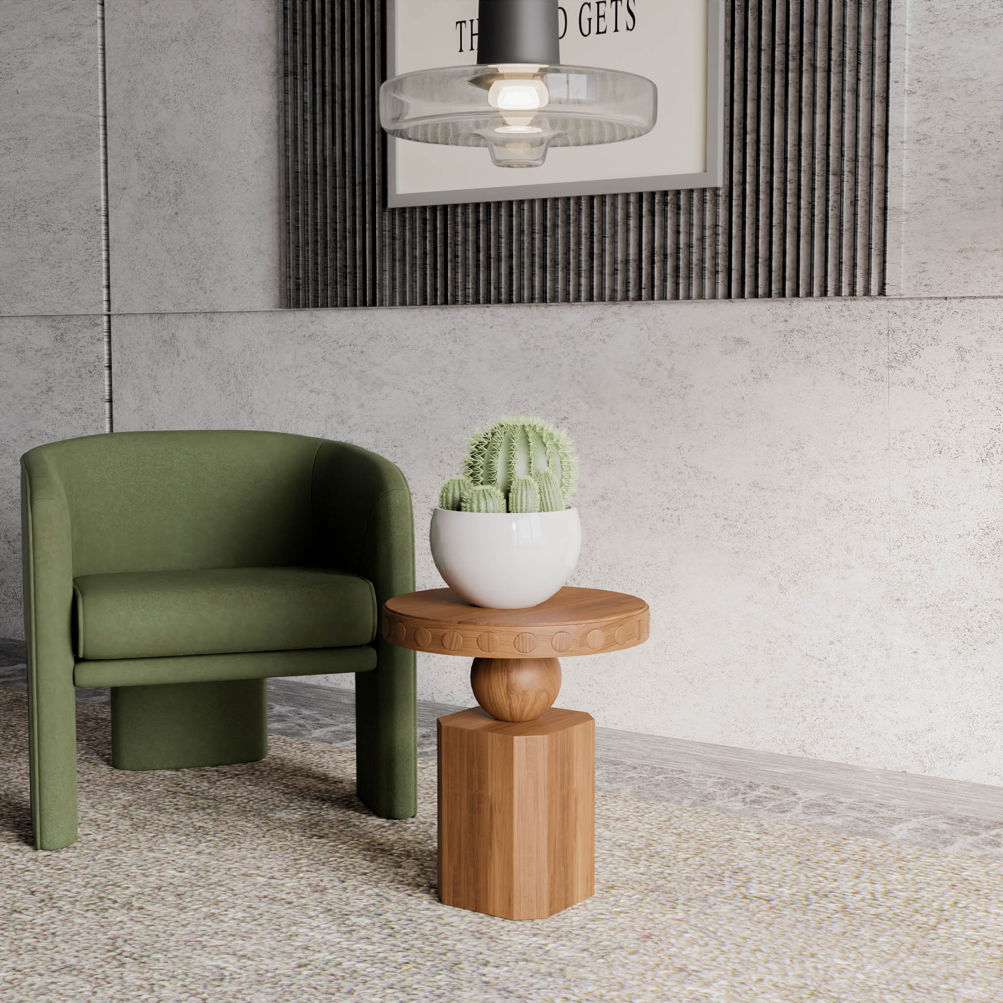Esparza Zulu Accent Table