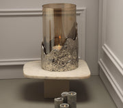 Birch Hurricane Candle Holder