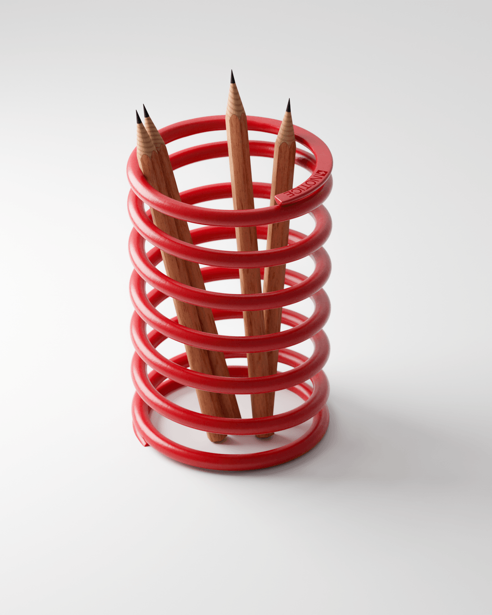 Unique Spring Pen Stand for Office | Unique Stainless Steel Pen Organiser | Pen Holder