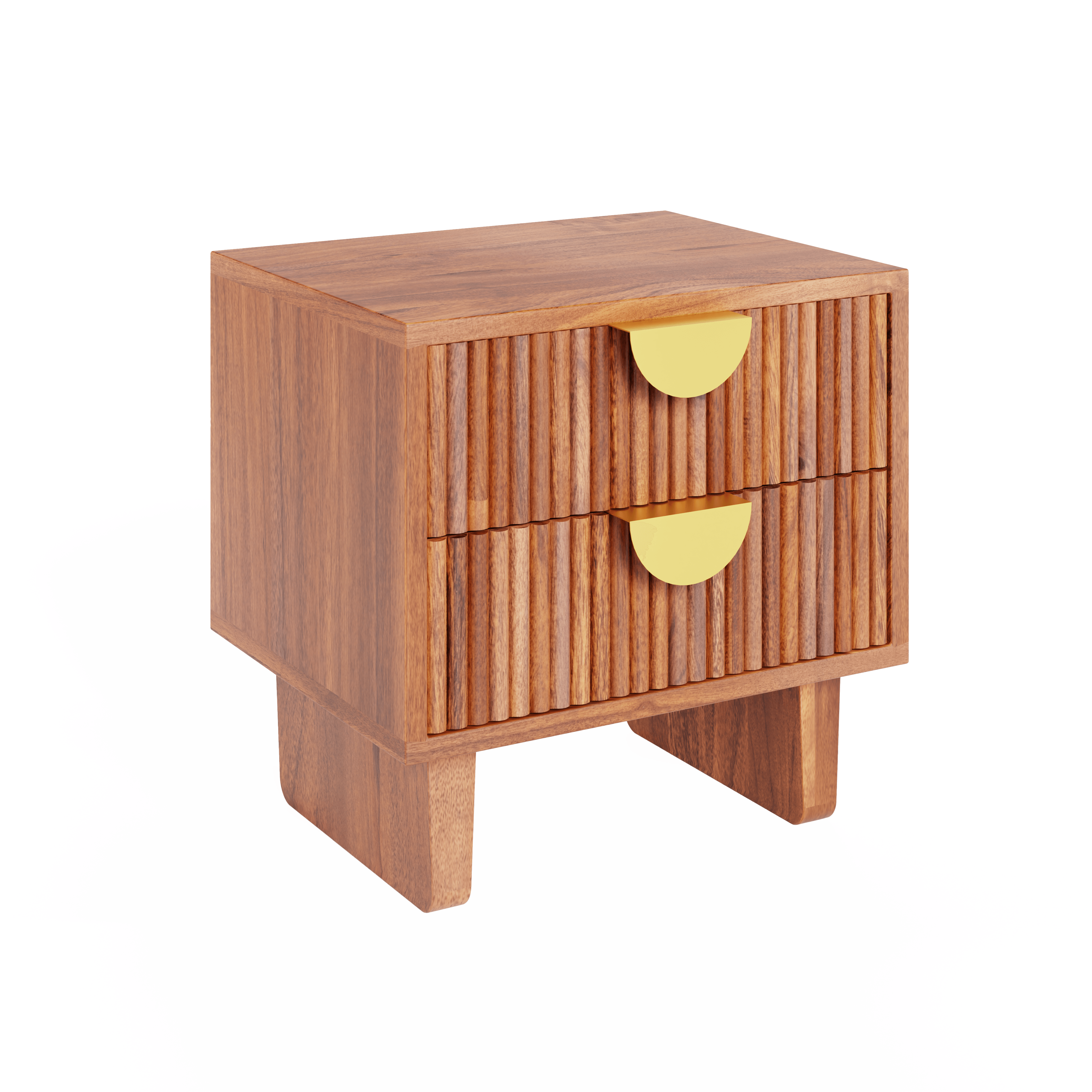 Ringo Wooden Bedside Table with Drawer | Night Stand & End Table Organiser