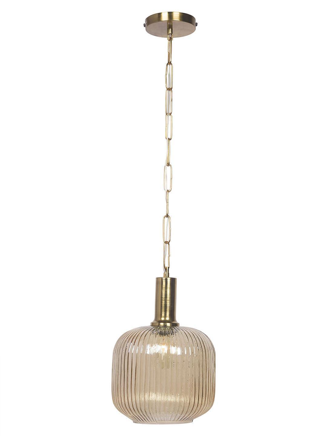 Contemporary Luster Single Light Pendant Lamp