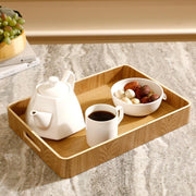 Trixie Wooden Tray | Decorative Rustic Serving Tray & Platter